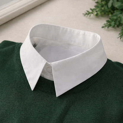 COLVARA – Premium Detachable Collar (Set of 3 – White)